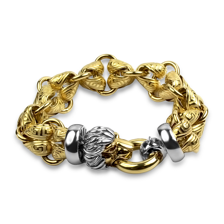 Buy 22Kt Gold Royal Men's Lion Bracelet 165MP1745 Online from Vaibhav  Jewellers